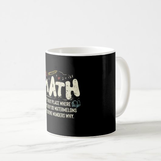 Mathematik Mathematik Mathematik Lehrer Geschenk Kaffeetasse (VorderseiteRechts)