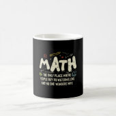 Mathematik Mathematik Mathematik Lehrer Geschenk Kaffeetasse (Mittel)
