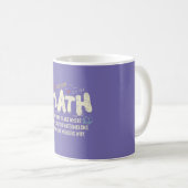 Mathematik Mathematik Mathematik Lehrer Geschenk Kaffeetasse (VorderseiteRechts)