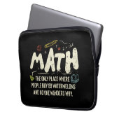 Mathematik Mathematik Mathematik Lehrer Geschenk Laptopschutzhülle (Vorderseite Links)