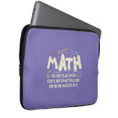 Mathematik Mathematik Mathematik Lehrer Geschenk Laptopschutzhülle (Vorne Rechts)