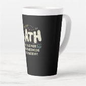 Mathematik Mathematik Mathematik Lehrer Geschenk Milchtasse (Rechte Ecke)