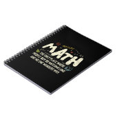Mathematik Mathematik Mathematik Lehrer Geschenk Notizblock (Linke Seite)