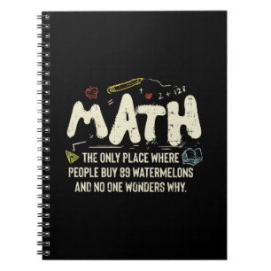 Mathematik Mathematik Mathematik Lehrer Geschenk Notizblock
