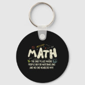 Mathematik Mathematik Mathematik Lehrer Geschenk Schlüsselanhänger (Vorderseite)