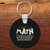 Mathematik Mathematik Mathematik Lehrer Geschenk Schlüsselanhänger (Vorderseite)