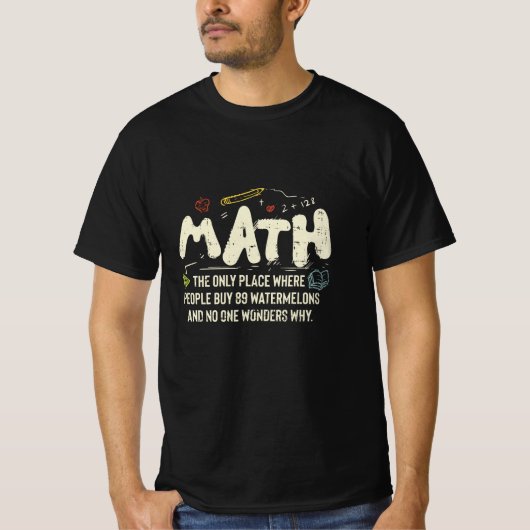 Mathematik Mathematik Mathematik Lehrer Geschenk T-Shirt (Vorderseite)