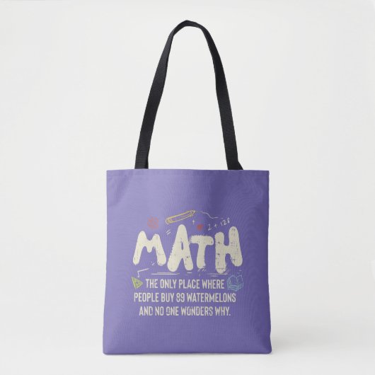 Mathematik Mathematik Mathematik Lehrer Geschenk Tasche (Vorderseite)