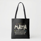 Mathematik Mathematik Mathematik Lehrer Geschenk Tasche (Vorderseite)