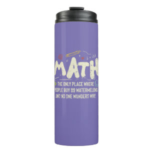Mathematik Mathematik Mathematik Lehrer Geschenk Thermosbecher