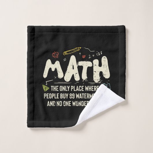 Mathematik Mathematik Mathematik Lehrer Geschenk Waschlappen (Waschlappen)