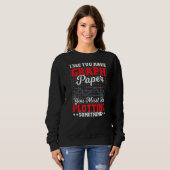 Mathematik Mathematik Mathematik Lehrer Student Ma Sweatshirt (Vorne ganz)
