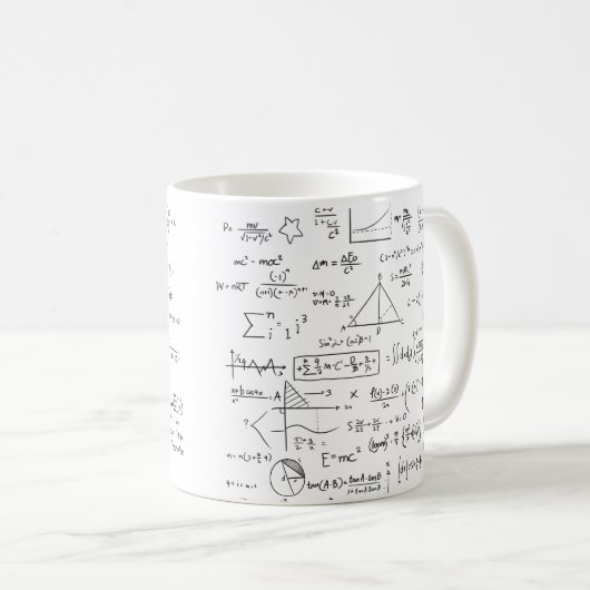 Mathematik Mathematik Probleme Geeky Kaffeetasse (VorderseiteRechts)