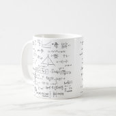 Mathematik Mathematik Probleme Geeky Kaffeetasse (Vorderseite Links)