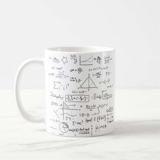 Mathematik Mathematik Probleme Geeky Kaffeetasse (Links)