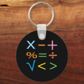 Mathematik Mathematik Symbol Math Schlüsselanhänger (Vorderseite)