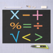 Mathematik Mathematik Symbol Math Seidenpapier (Handwerk)