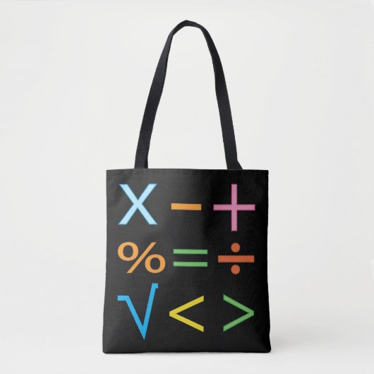 Mathematik Mathematik Symbol Math Tasche (Vorderseite)