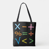 Mathematik Mathematik Symbol Math Tasche (Rückseite)