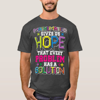 Mathematik Mathematiker zitiert Redewendungen T-Shirt