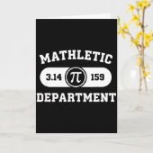 Mathematik Mathletic Abteilung Pi 3,14 159 Karte (Gelbe Blume)