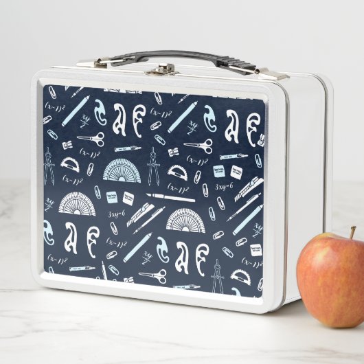 Mathematik-Mittagspause Metall Brotdose (Beispiel)