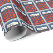 Mathematik Nerd Lehrer Rechner Schulbedarf Geschenkpapier (Rolleneckpunkt)