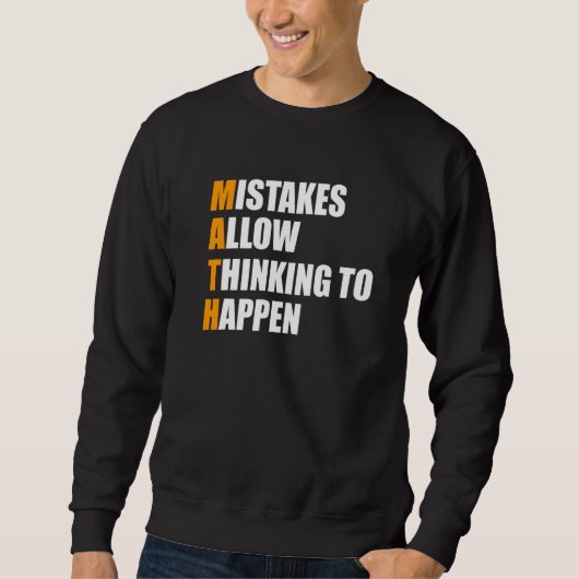 Mathematik Nerd Spaß 2 Sweatshirt (Vorderseite)