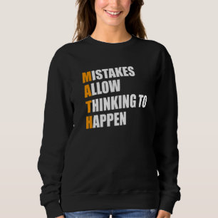 Mathematik Nerd Spaß 2 Sweatshirt