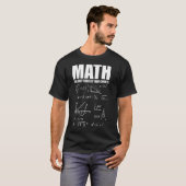 Mathematik Nerd Spaß 2 T-Shirt (Vorne ganz)