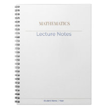 Mathematik-Notizbuch – Minimale akademische Editio