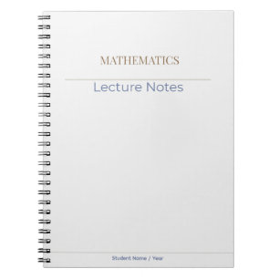 Mathematik-Notizbuch – Minimale akademische Editio Notizblock