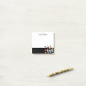 Mathematik Personalisiert Name Lehrer Student Post-it Klebezettel (Auf Schreibtisch)