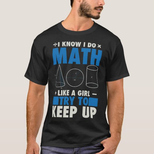 Mathematik Pferde Sport T-Shirt (Vorderseite)