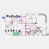 Mathematik Physics Science Equity Personalisiert Case-Mate iPhone Hülle (Rückseite (Horizontal))