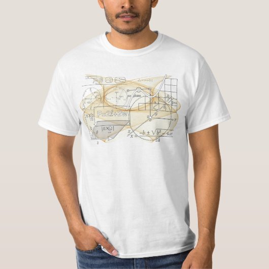 Mathematik-Physik-Wissenschafts-Formel-cooler T - T-Shirt (Vorderseite)