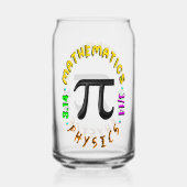 Mathematik Pi Physik Sport Dosenglas (Rückseite)