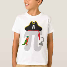 Mathematik Pi Rate mit Papagei - Pi Day T-Shirt