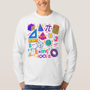 Mathematik Pop Regenbogen T-Shirt