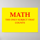 Mathematik Poster (Vorne)
