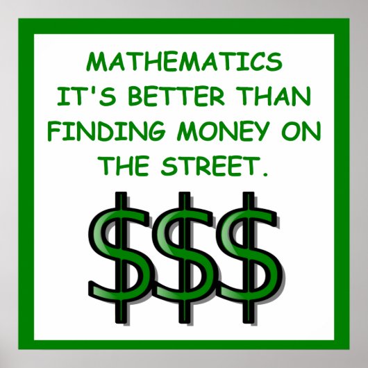 Mathematik Poster (Vorne)