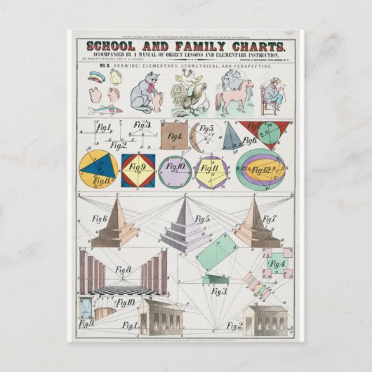 Mathematik-Postkarte Postkarte (Vorderseite)