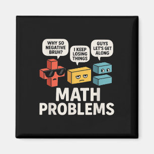 Mathematik Probleme Symbole für lustige Lehrer zur Magnet
