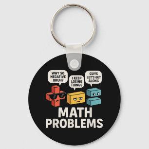 Mathematik Probleme Symbole für lustige Lehrer zur Schlüsselanhänger
