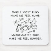 Mathematik Puns Mousepad (Vorne)