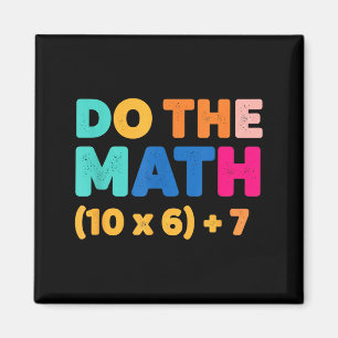 Mathematik Rechne Die Mathe Bunte Gleichungsdesign Magnet