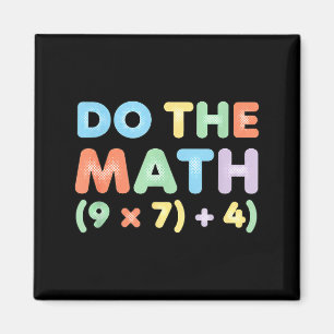 Mathematik Rechne Nach, Spielerei Gleichungsdesign Magnet