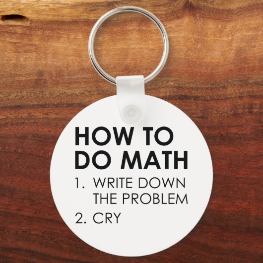 Mathematik Schlüsselanhänger (Vorderseite)