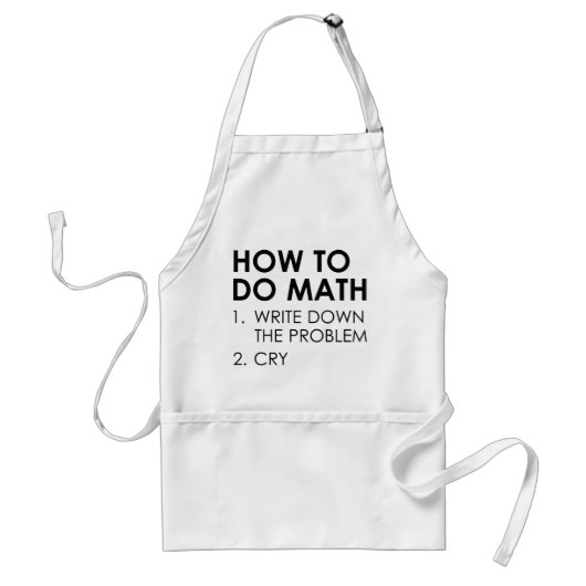 Mathematik Schürze (Vorne)