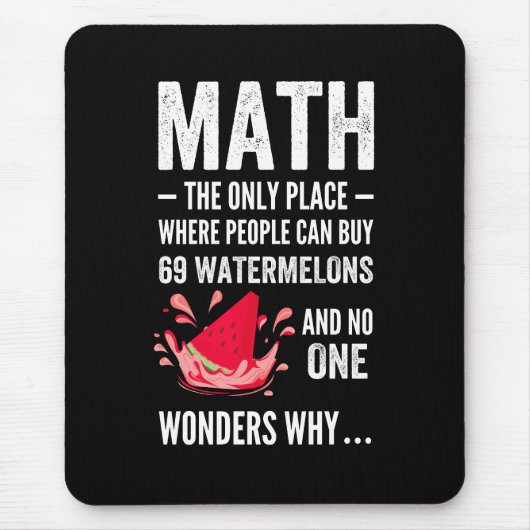 Mathematik-Spaß Mousepad (Vorne)